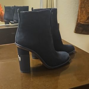 Navy Blue Tory Burch Booties